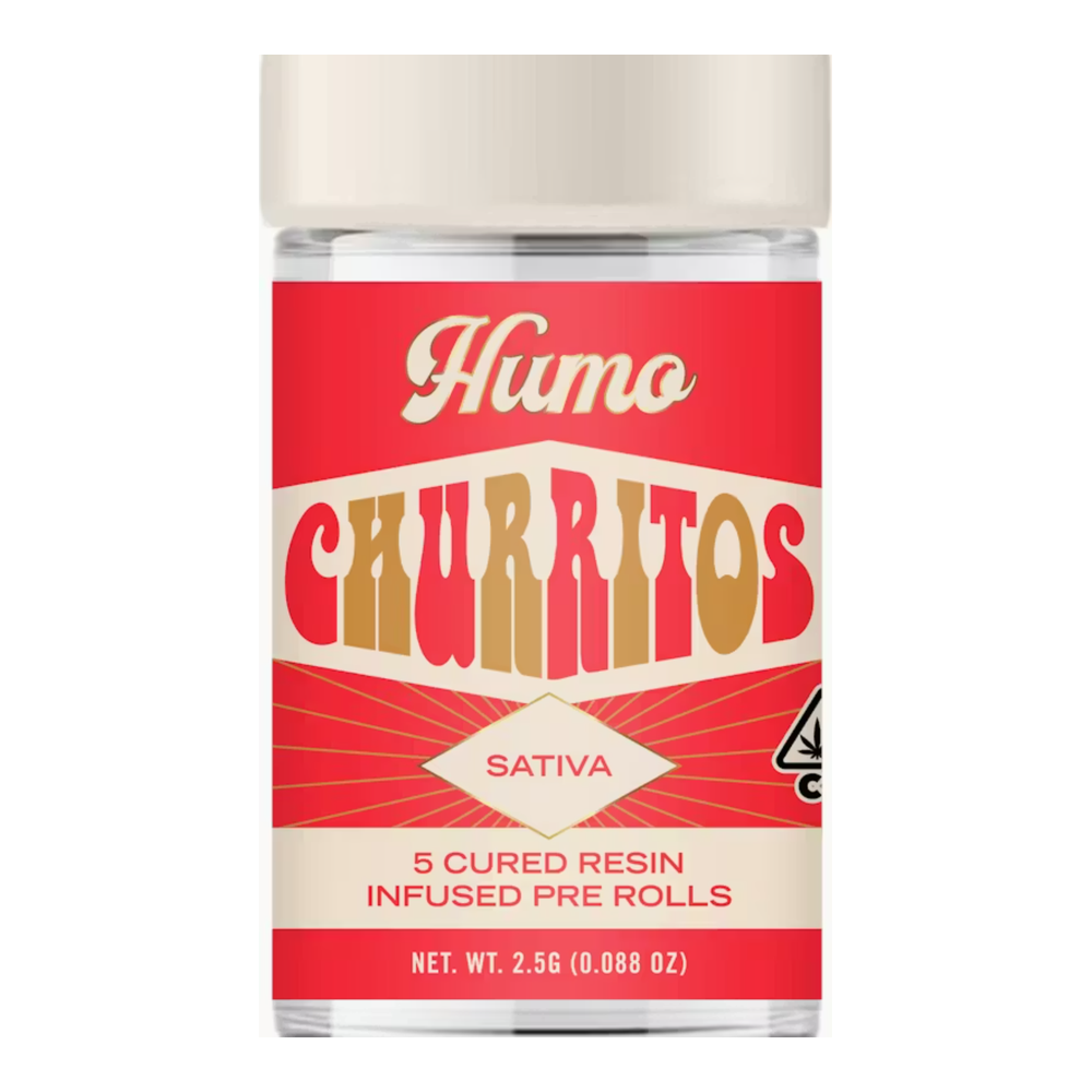 Humo | Papaya | Churritos | Cured Resin Infused Pre-Rolls 5pk | 2.5g