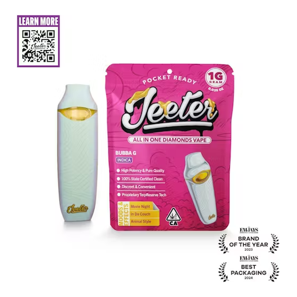 Jeeter | Bubba G | All-In-One Diamonds Vape | 1g