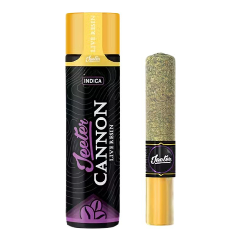 Jeeter | Nite Cap | Live Resin Infused Baby Cannon Pre-Roll | 1.3g
