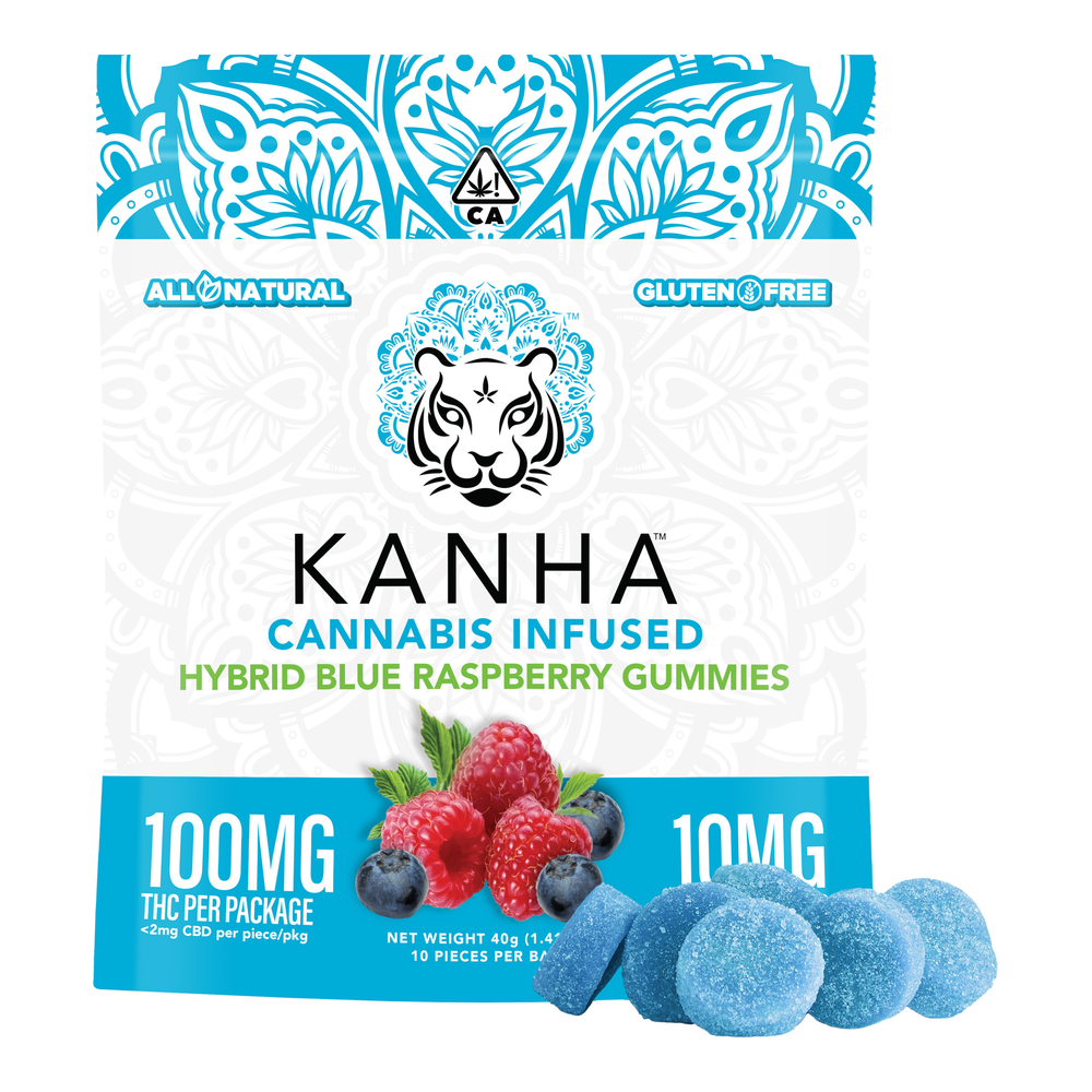 Kanha | Blue Raspberry | Gummies | 100mg