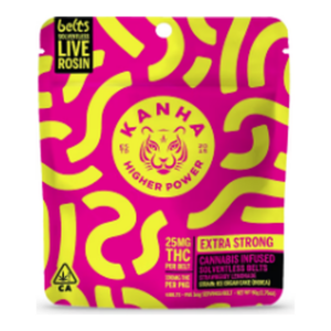 Kanha | Nano Strawberry Lemonade | Solventless Live Rosin Belts | 4pk | 100mg
