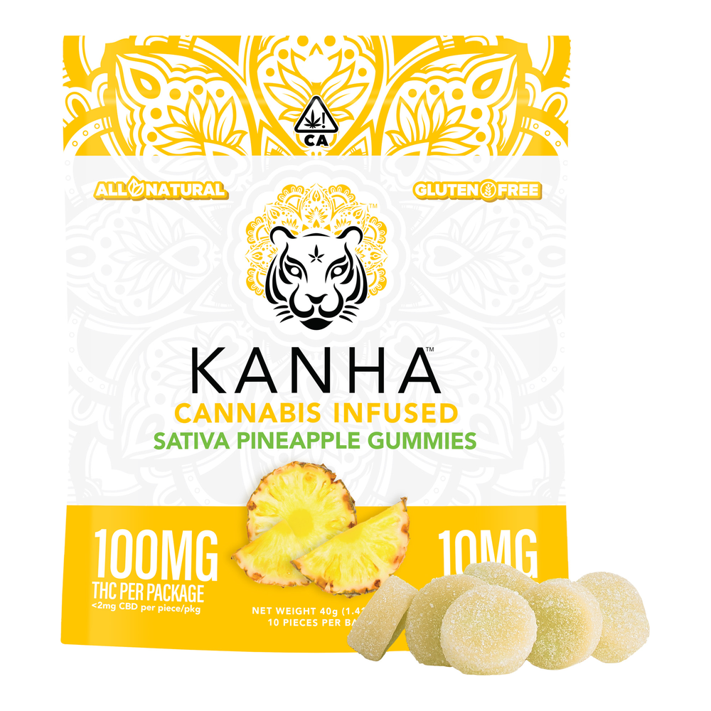Kanha | Pineapple | Gummies | 100mg