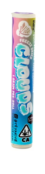 Kite | Moroccan Peaches | Freeze Dried Clouds | Live Flower Pre-Roll | 1g