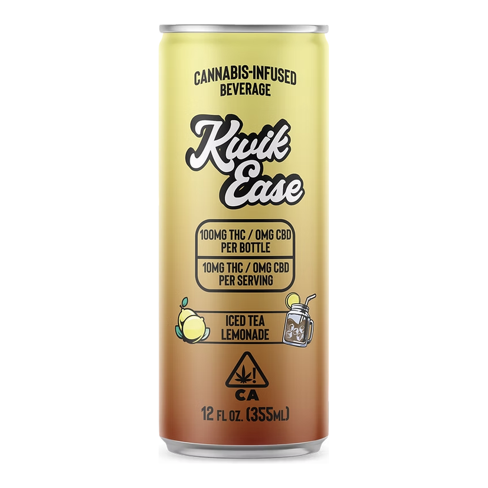 Kwik Ease | Iced Tea Lemonade | Cannabis Infused Beverage | 100mg