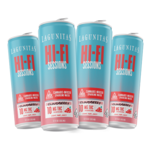 Lagunitas Hi-Fi Sessions Cloudberry Cannabis Infused Sparkling Water 4pk (40mg)