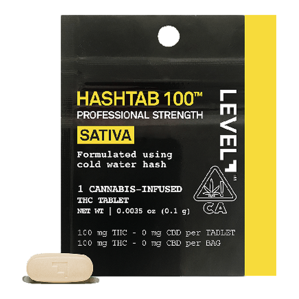 Level | Hashtab | Sativa | Single Serving | 100mg