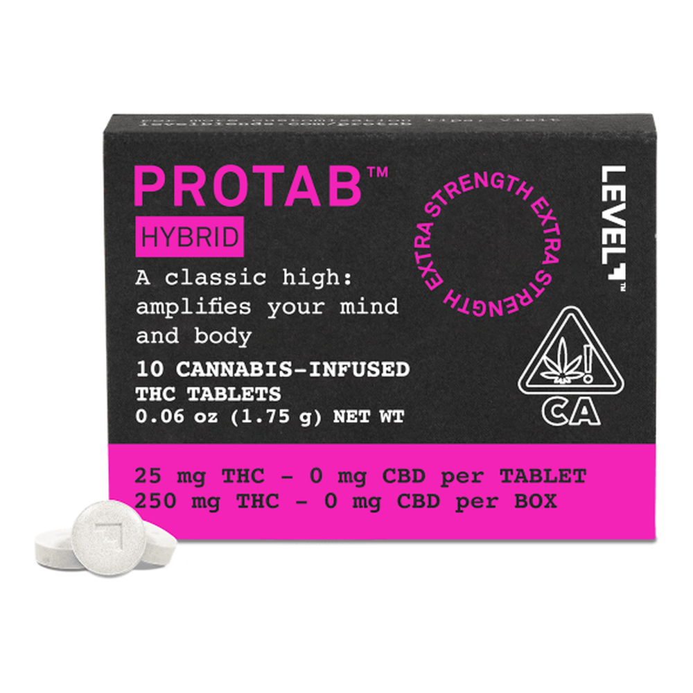 Level | Protab | Hybrid | Tablets | 25mg 10pk | 250mg