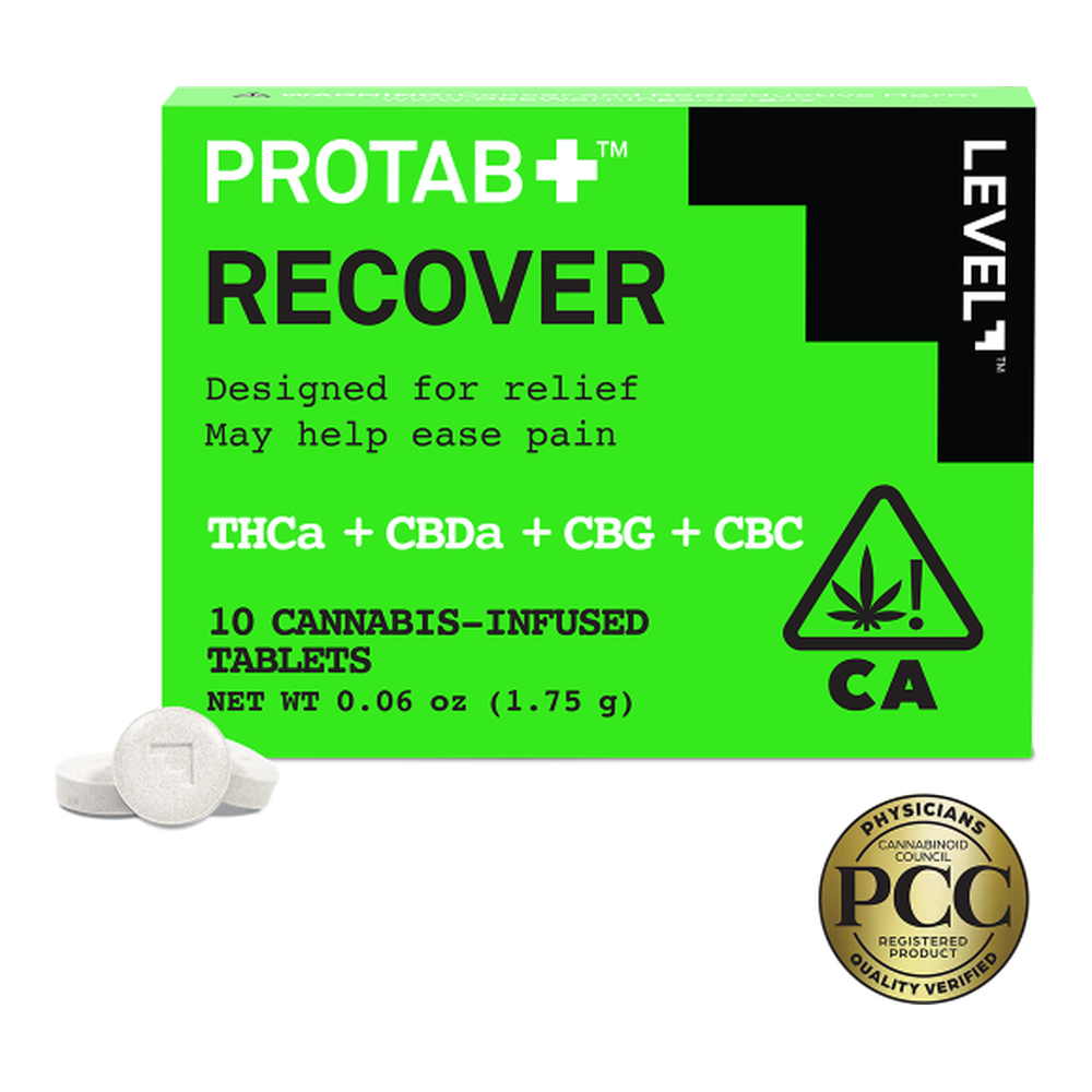 Level | Protab | Recover | Tablets | 10mg 10pk | 100mg THCv