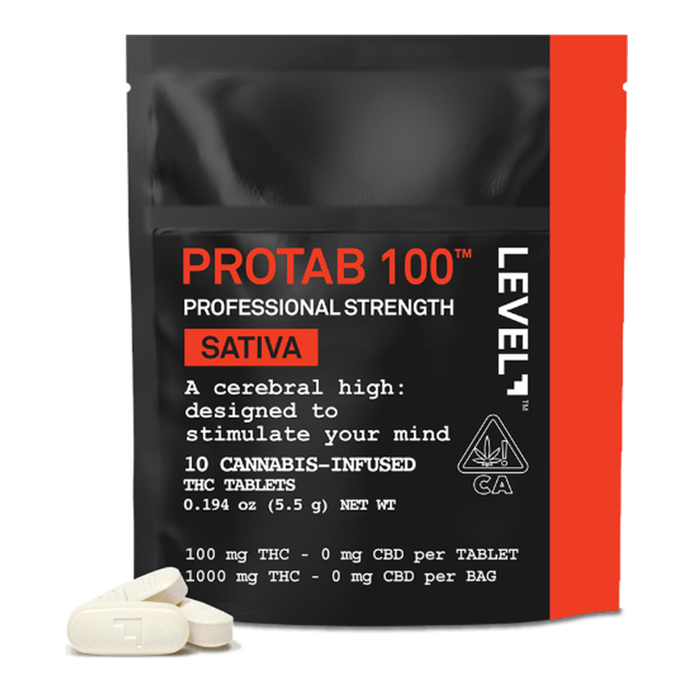Level | Protab | Sativa | 100mg 10pk | 1000mg