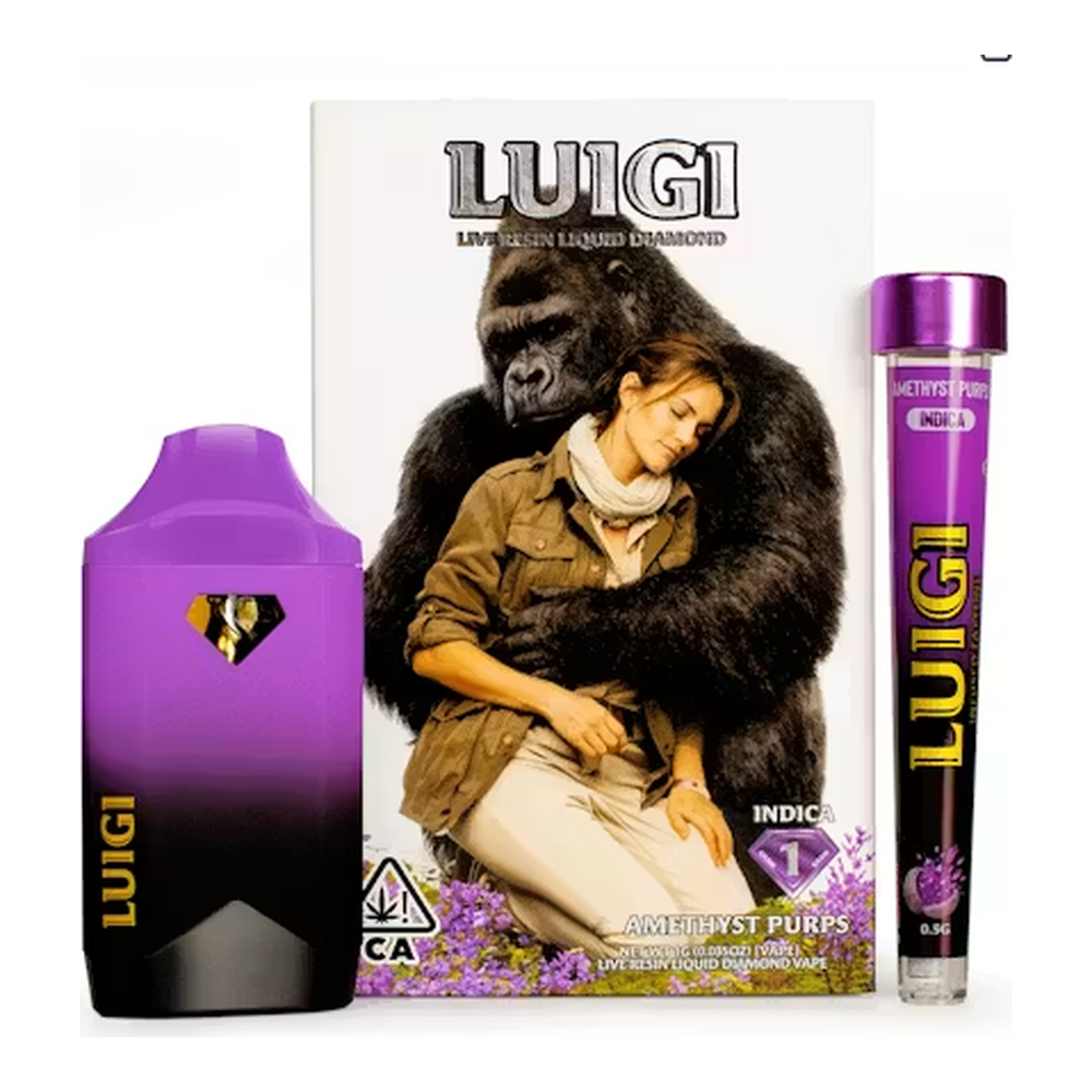 Luigi | Amethyst Purp | All In One 1g Vape + Infused Preroll .5g
