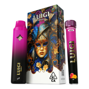Luigi | Berry Amarillo | Rosin All-In-One Vape 1g + Infused Bubble Hash Rosin Preroll Blunt 1g
