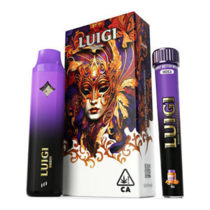 Luigi | Peanut Butter Breath | Rosin All-In-One Vape 1g + Infused Bubble Hash Rosin Preroll Blunt 1g