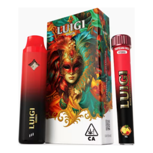 Luigi | Tropicana Gold | Rosin All-In-One Vape 1g + Infused Bubble Hash Rosin Preroll Blunt 1g
