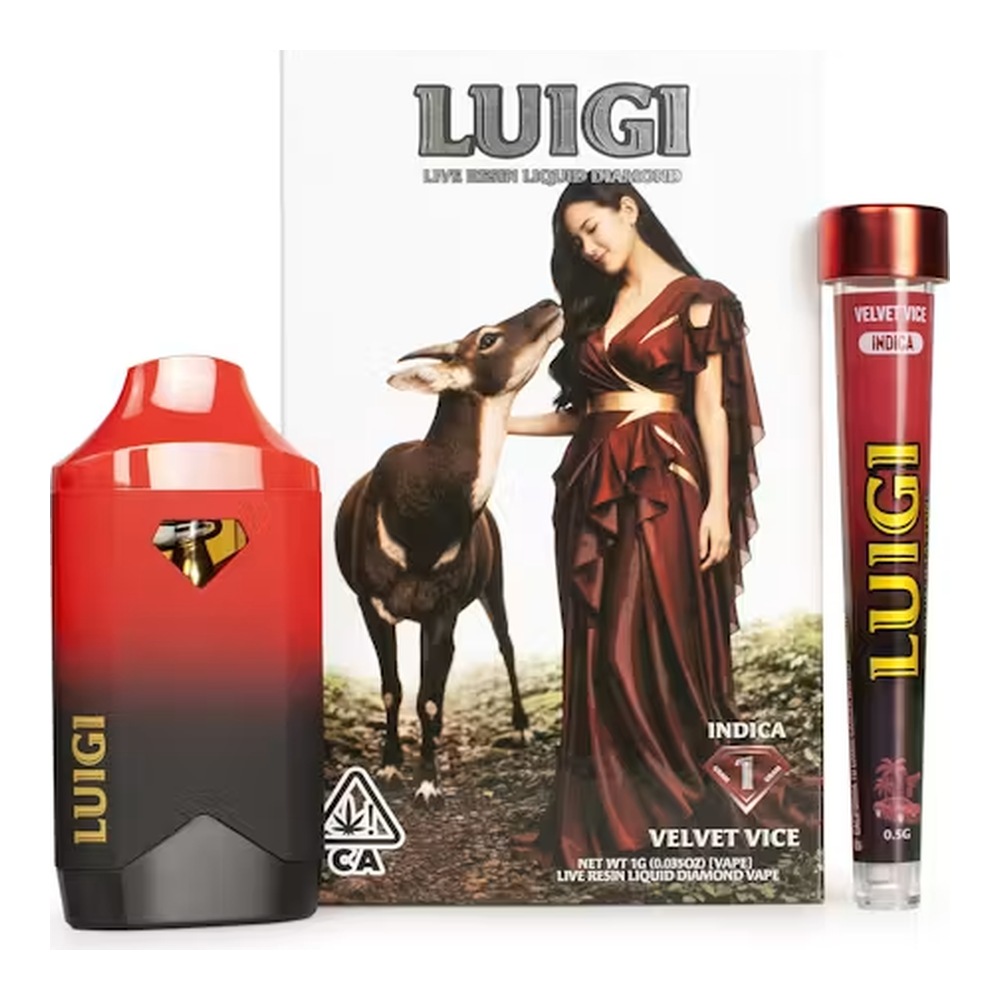 Luigi | Velvet Vice | All In One 1g Vape + Infused Preroll .5g