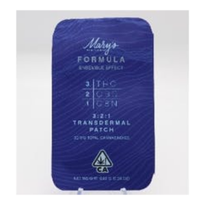 Mary's Medicinals | Formula 3:2:1 THC:CBD:CBN | Transdermal Patch | 14mg