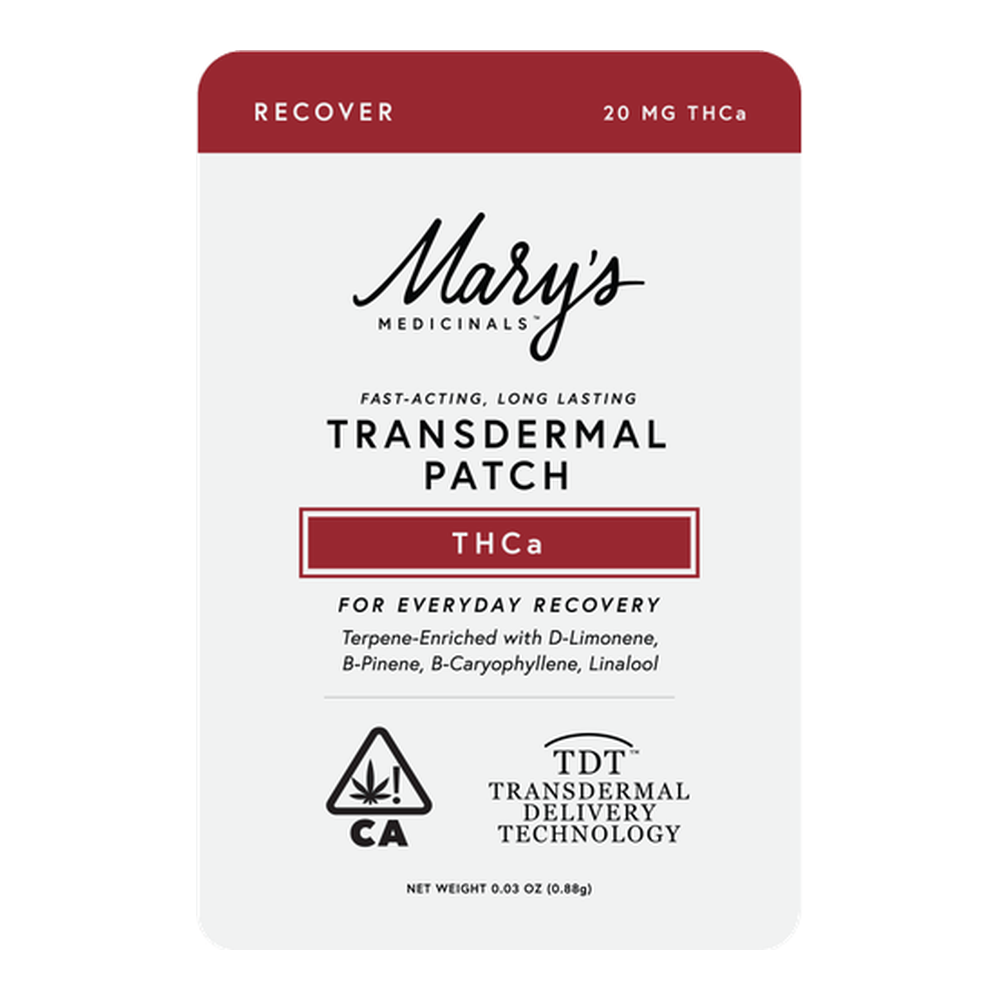 Mary's Medicinals | THCa Transdermal Patch | 20mg THCa