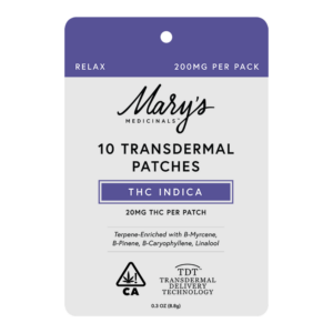 Transdermal Patch THC Indica 10pk (200mg)