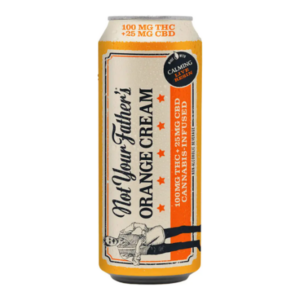 Orange Cream Live Resin Soda (100mg THC : 25mg CBD)