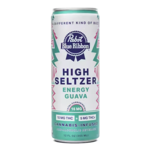 Pabst Blue Ribbon | Daytime Guava | High Seltzer Single | 10mg THC : 5mg THCV