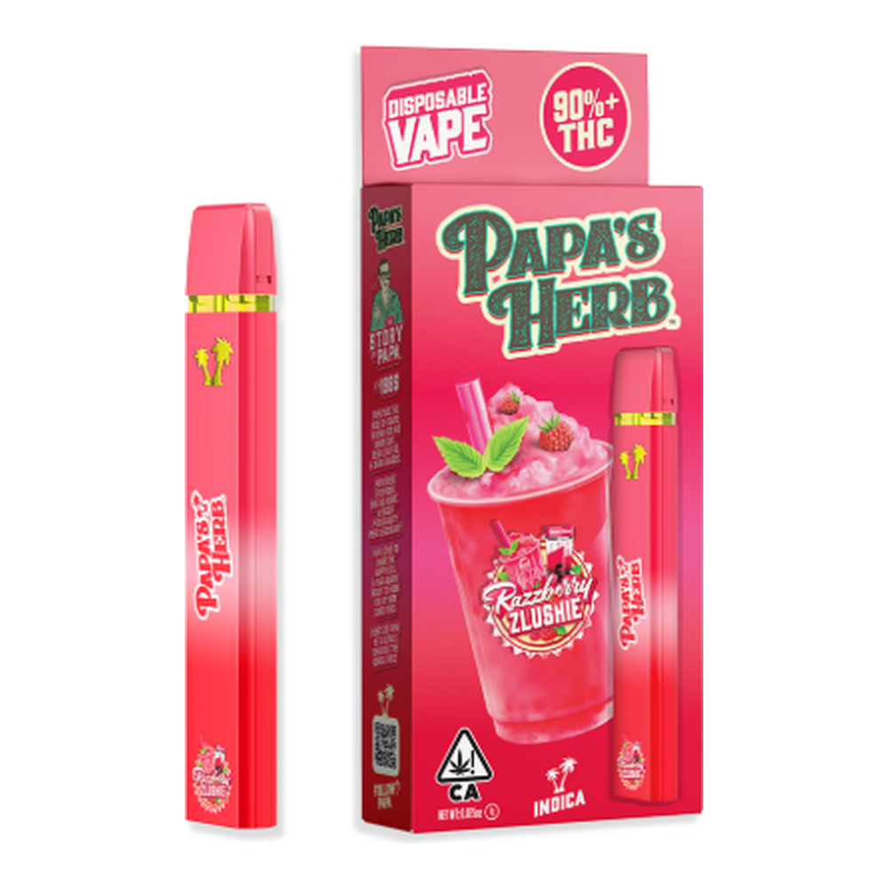 Papa's Herb | Razzberry Zlushie | All-In-One Vape | 1g