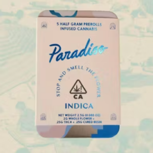 Paradiso Gardens | Space Queen | Infused Pre-Roll 5pk | 2.5g