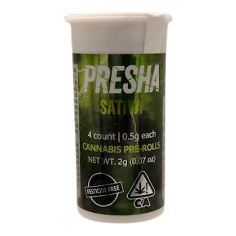 Presha | Blueberry Haze | Pre-Roll 4pk | 2g