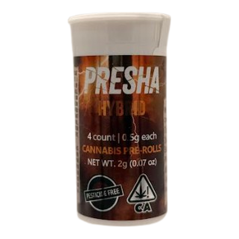 Presha | West Oakland Tuesday | Pre-Roll 4pk | 2g