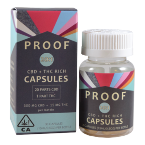 Proof | 20:1 Capsules | 30pk | 300mg CBD