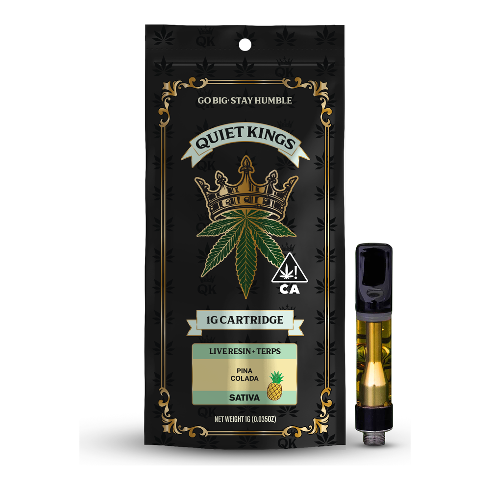 Quiet Kings | Pina Colada | Live Resin Cartridge | 1g