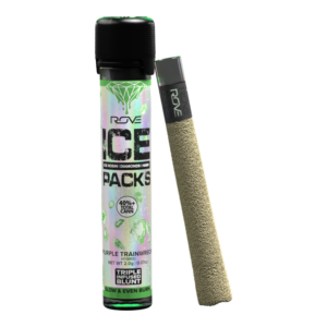 Rove | Purple Trainwreck | Ice Pack Rosin, Diamond, Hash Infused Blunt | 2g