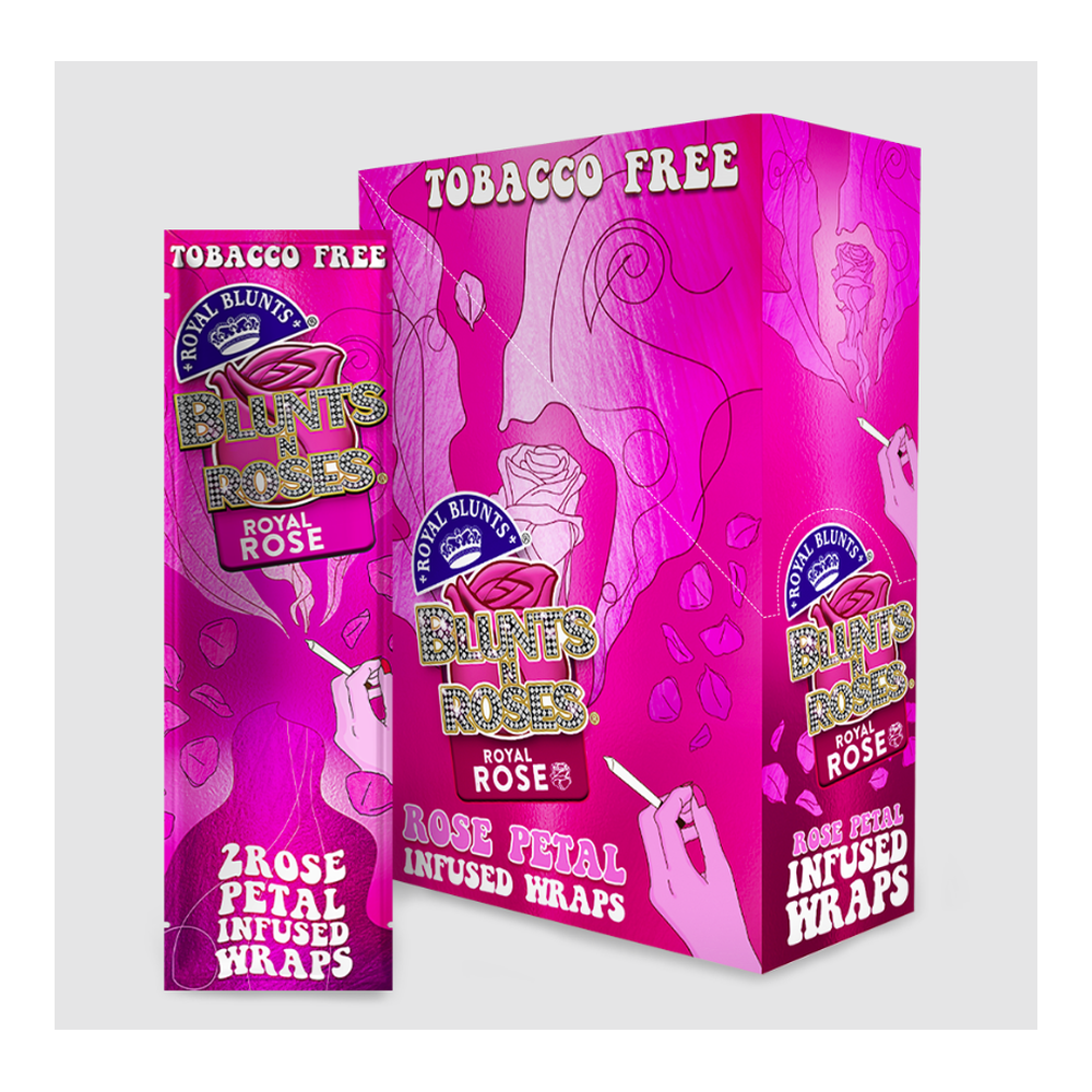 Royal Blunts | Blunts & Roses | Royal Rose | Rose Petal Infused Wraps | 2pk