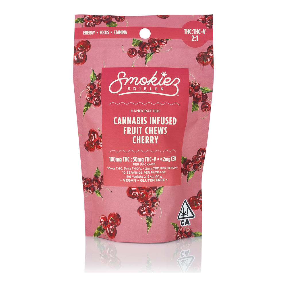 Smokiez | Cherry | 2:1 THC:THCV | Fruit Chews 10pk | 100mg