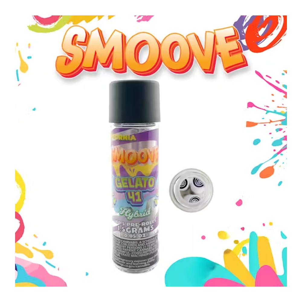 Smoove | Gelato 41 | Terp Infused Pre-Roll 3pk | 1.5g