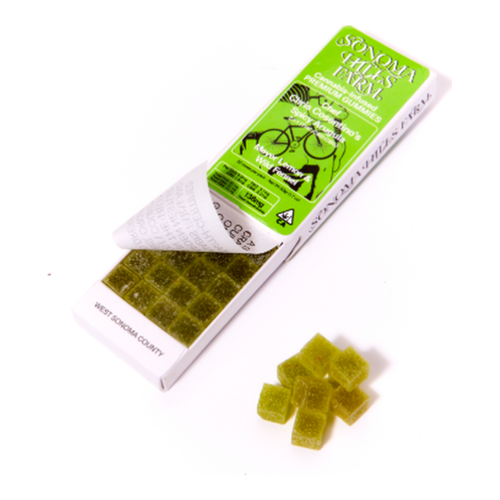 Sonoma Hills Farm | Spicy Arugula 2:1:1 | THC: CBD: CBG Gummies 20pk | 62mg