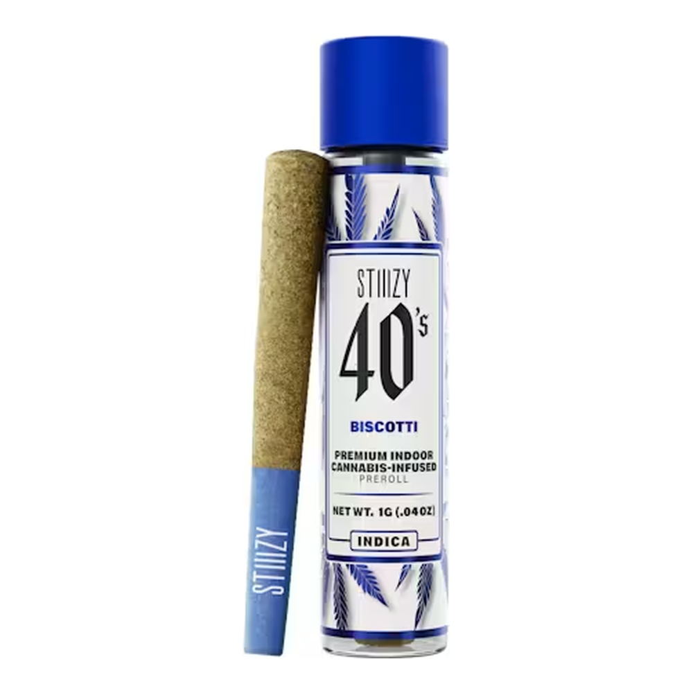 STIIIZY | Biscotti | 40's Infused Pre-Roll | 1g