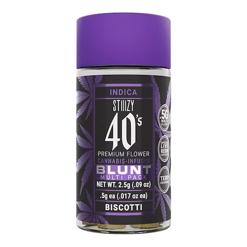 STIIIZY | Biscotti | Infused Mini Blunt 5pk | 2.5g