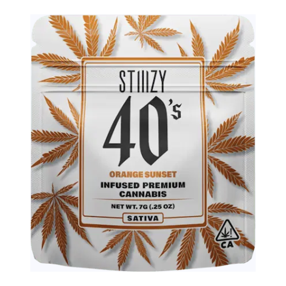 STIIIZY | Orange Sunset | 40's Infused Indoor Flower Smalls | 1/4oz