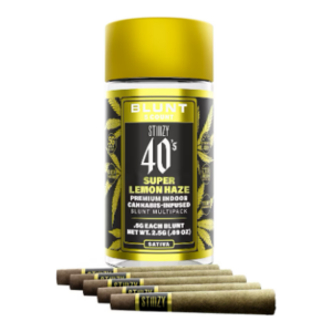 Super Lemon Haze 40's Infused Mini Blunt 5pk (2.5g)