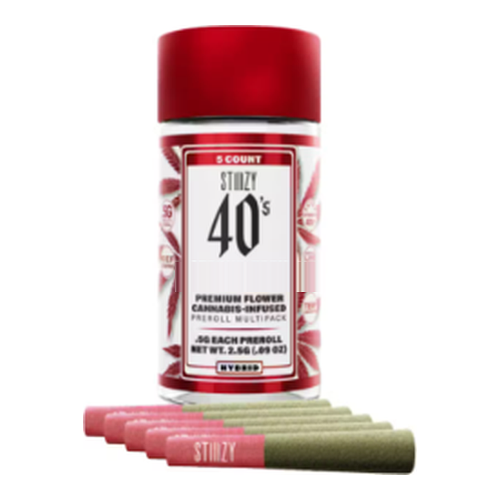 STIIIZY | Pink Champagne | 40's Infused Pre-Roll 5pk | 2.5g