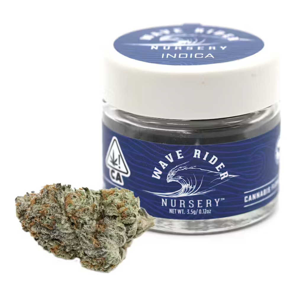 Wave Rider Nursery | Afghan Kush | Greenhouse Flower Jar | 1/4oz