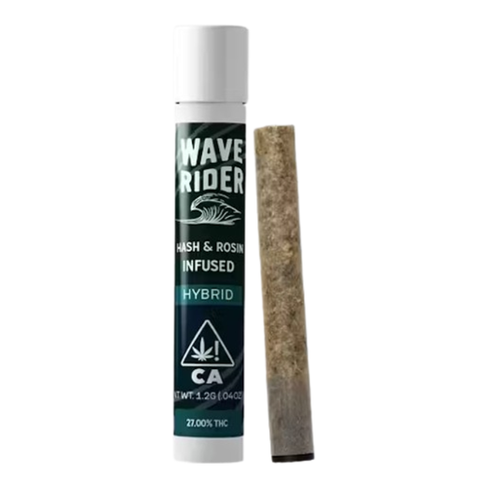 Wave Rider Nursery | Green Crack | Hash & Rosin Infused Pre-Roll | 1.2g