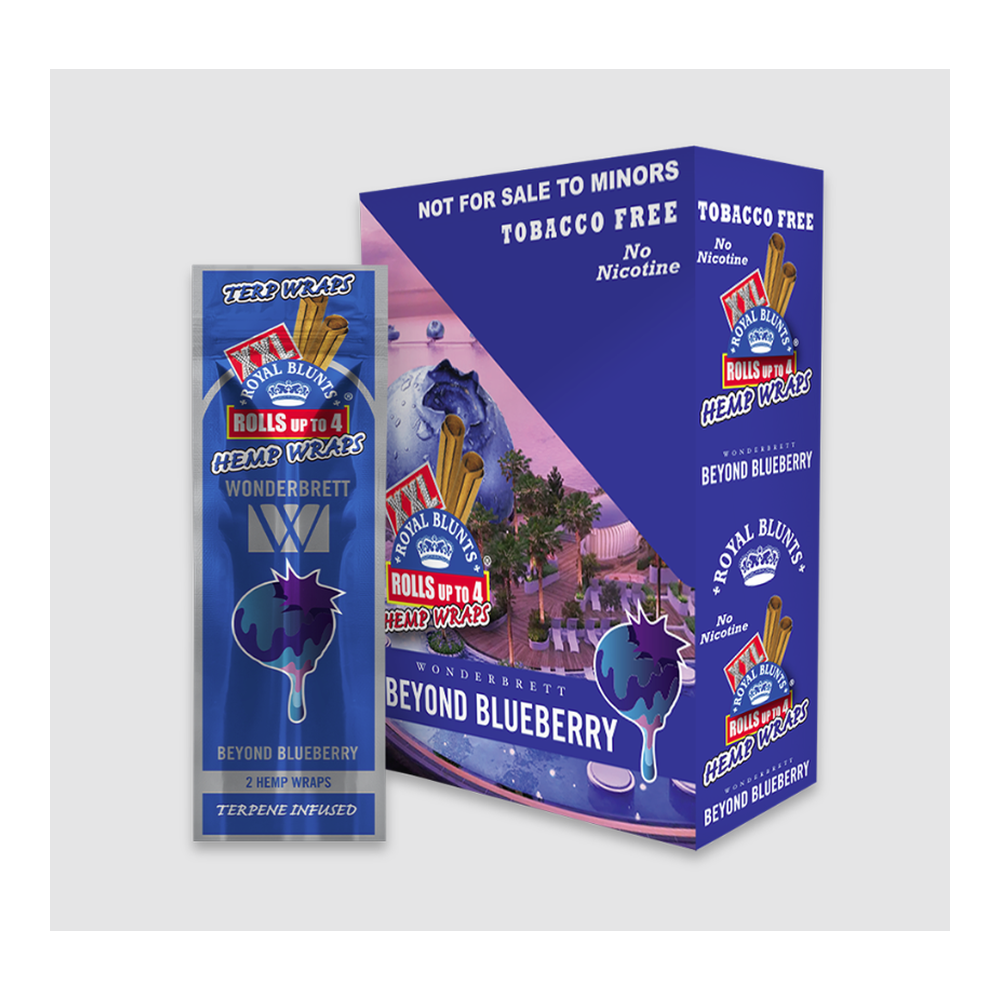 XXL Royal Blunts | Beyond Blueberry | Hemp Wraps | 2pk