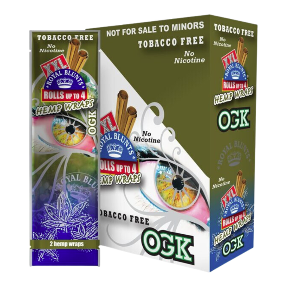 XXL Royal Blunts | OGK | Hemp Wraps | 2pk