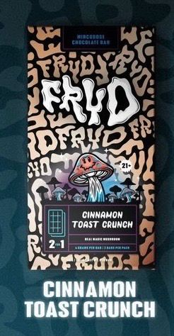 Cinnamon Toast Crunch Fryd Magic Mushroom Chocolate Bar