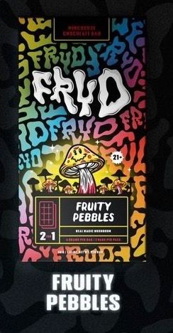 Fruity Pebbles Fryd Magic Mushroom Chocolate Bar