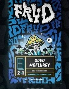 Oreo McFlurry Fryd Magic Mushroom Chocolate Bar