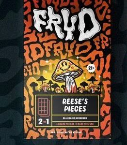 Reeses Pieces Fryd Magic Mushroom Chocolate Bar