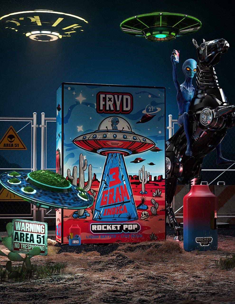 FRYD Rocket Pop 3G